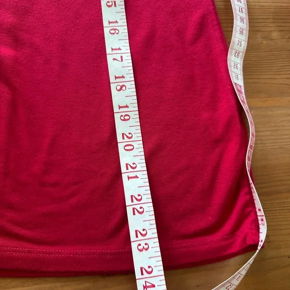 Cynthia Rowley 2pc Long PJ’s in Candy Apple Red w/White Embroidered Piping - SM - Picture 9 of 12